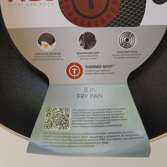 T-fal Total Non-stick Fry Pan, 8" black - Picture 6 of 11